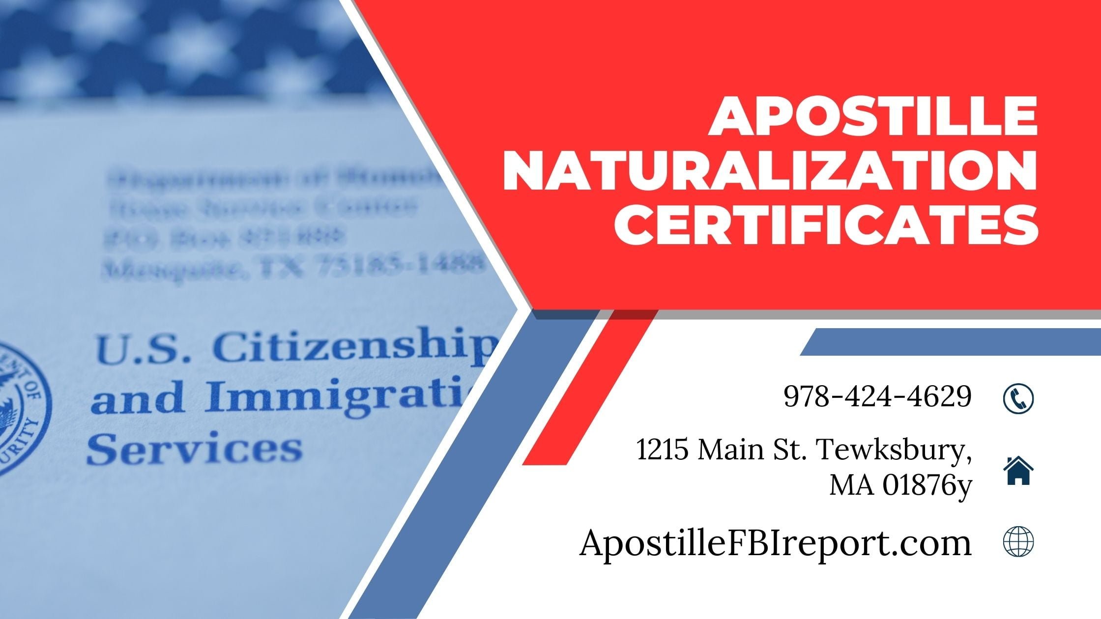 Apostille Your U.S. Naturalization Certificate Easily - Apostille FBI Report - Apostille FBI Report